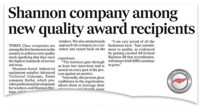 Business All-Star Accreditation - Clare Champion 2019